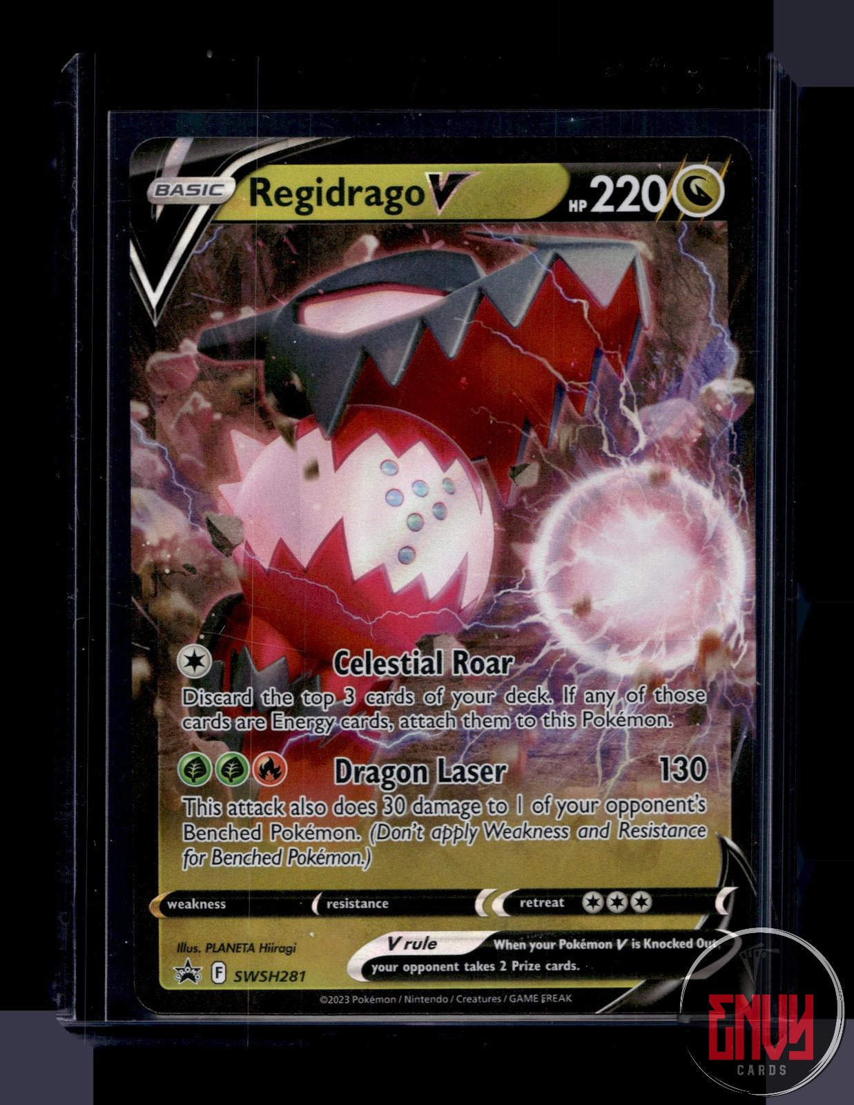 Regidrago V Near Mint SWSH281 Promo Sword & Shield Promo Pokemon