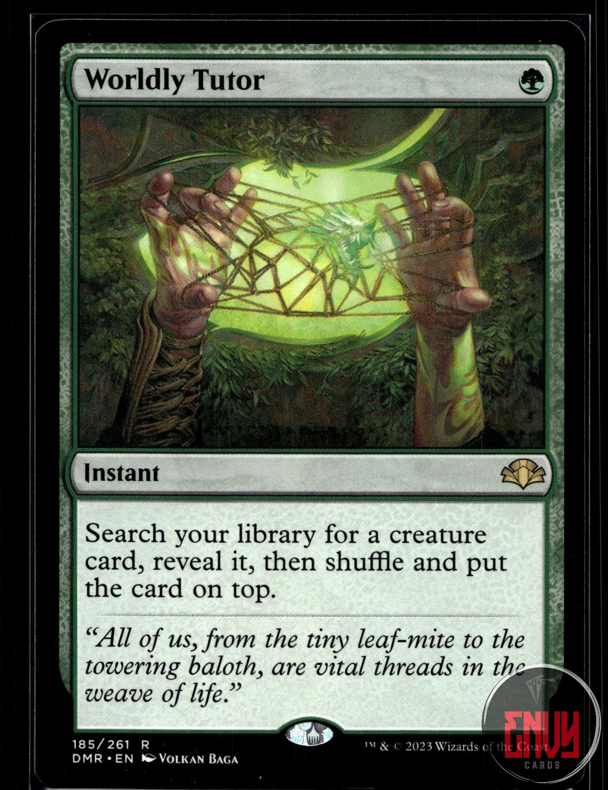 Worldly Tutor Near Mint 185 Rare Dominaria Remastered