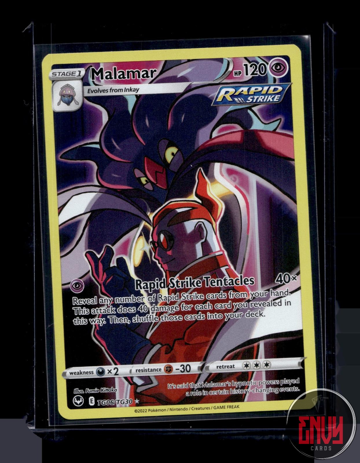 Malamar NM TG06/TG30 Trainer Gallery Rare Silver Tempest Trainer Gallery Pokemon