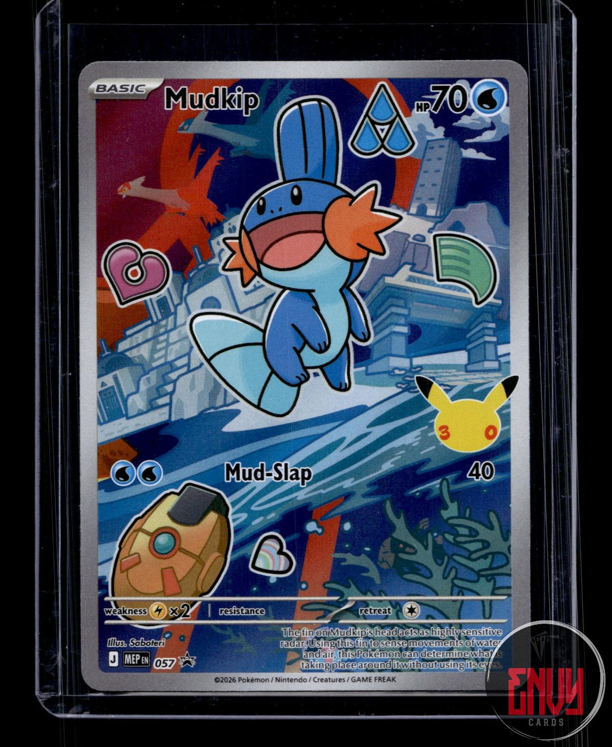 Mudkip NM 057 P First Partner Collection 2026 Pokemon Holo