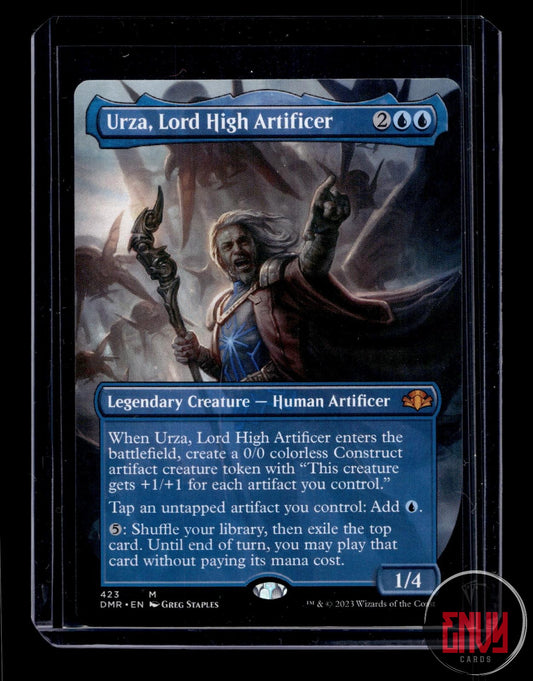 Urza, Lord High Artificer (Borderless) LP 423 Mythic Dominaria Remastered