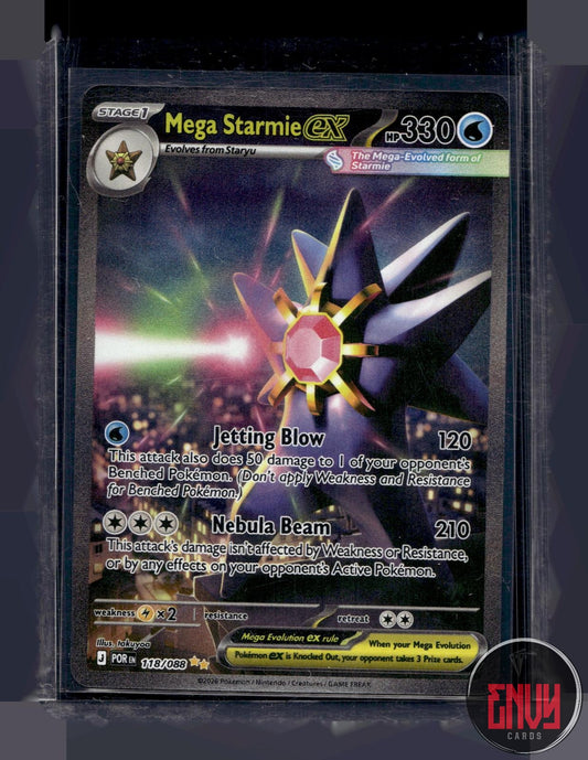 Mega Starmie ex NM 118/088 Special Illustration Rare Perfect Order Pokemon