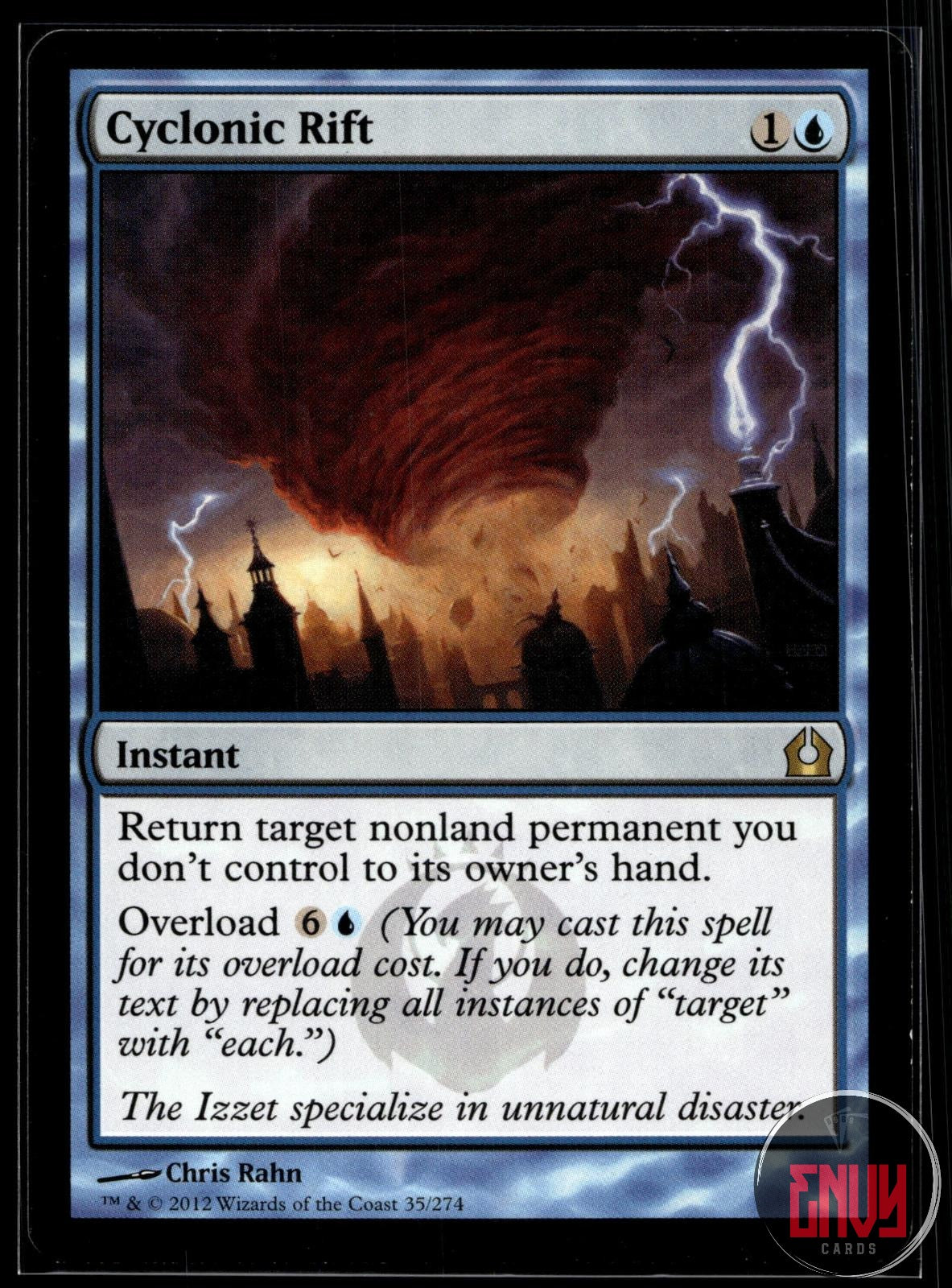 Cyclonic Rift Near Mint 35 Rare Return to Ravnica
