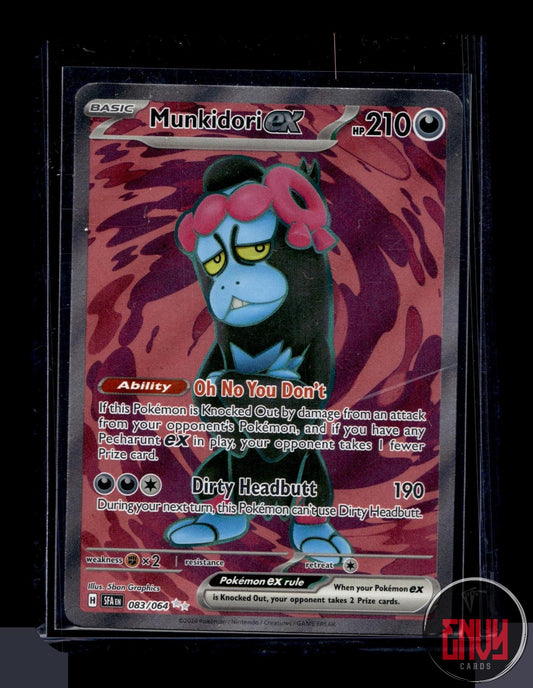 Munkidori ex Near Mint 083/064 Ultra Rare Shrouded Fable Pokemon