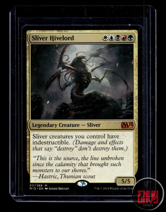 Sliver Hivelord Lightly Played 211 Mythic Magic 2015 (M15)