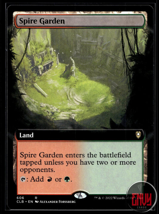 Spire Garden (Extended Art) NM 606 Commander Legends: Battle for Baldur's Gate