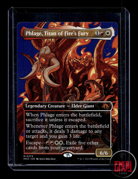 Phlage, Titan of Fire's Fury (Borderless) NM 379 Modern Horizons 3 