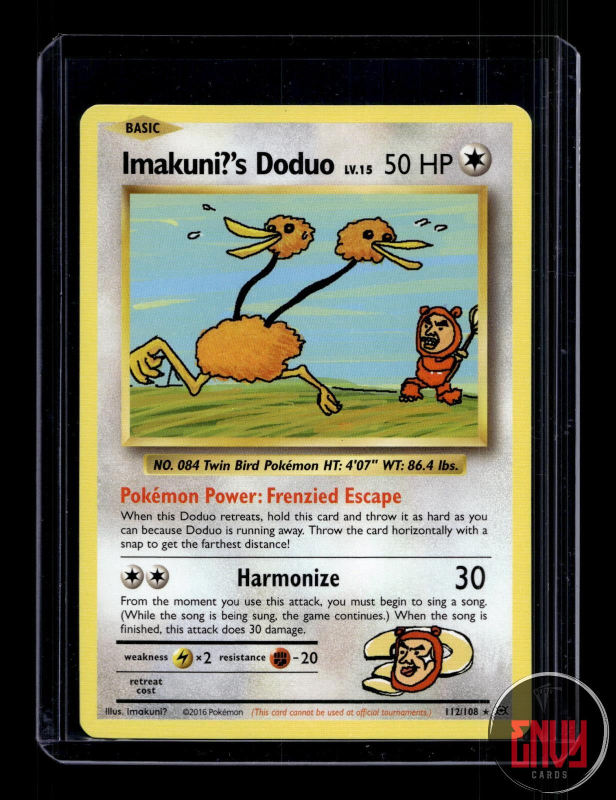 Imakuni?'s Doduo Lightly Played 112/108 Secret Rare Evolutions Pokemon