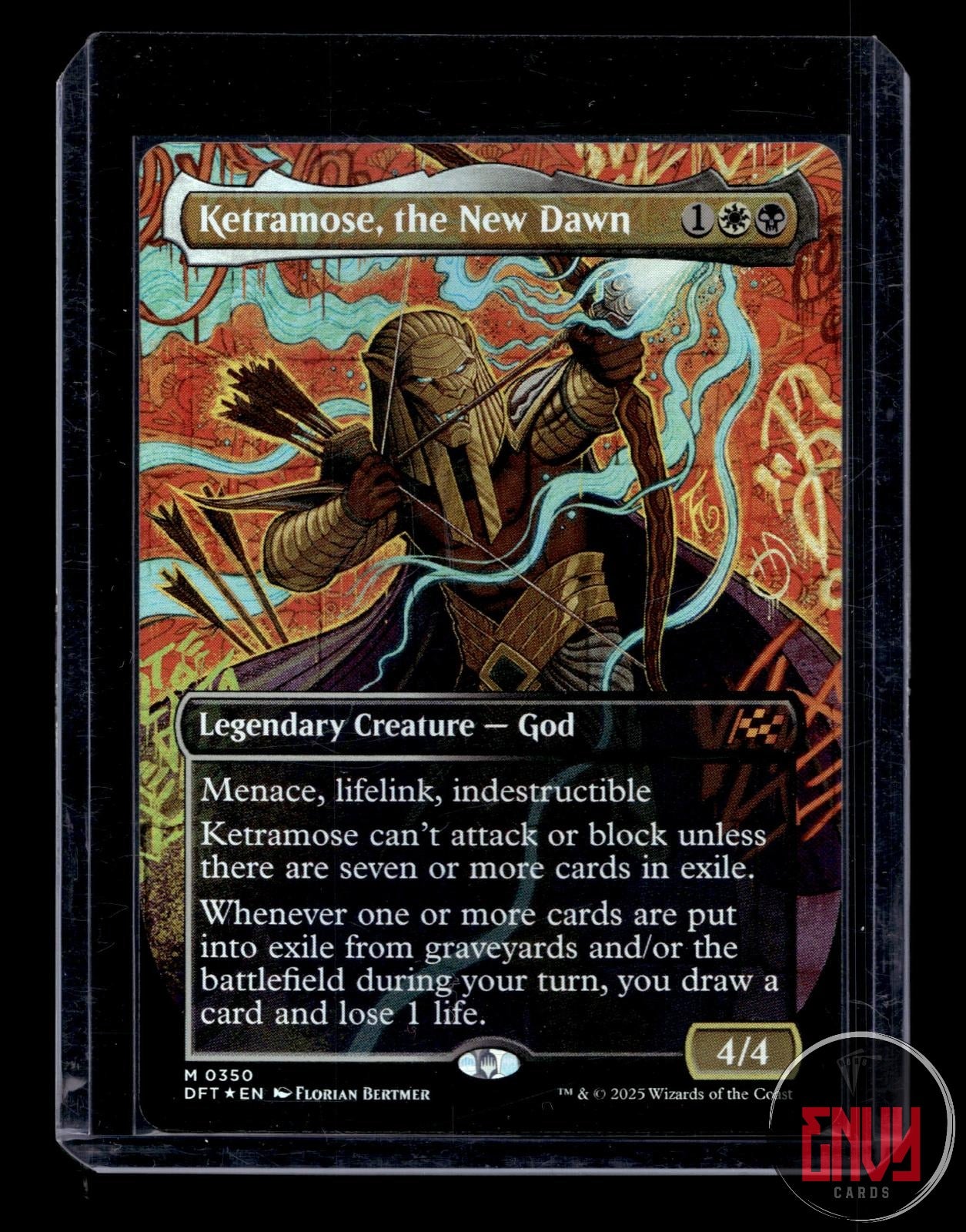 Ketramose, the New Dawn (Borderless) NM 350 Aetherdrift  Foil