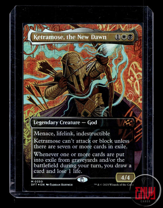 Ketramose, the New Dawn (Borderless) NM 350 Aetherdrift  Foil