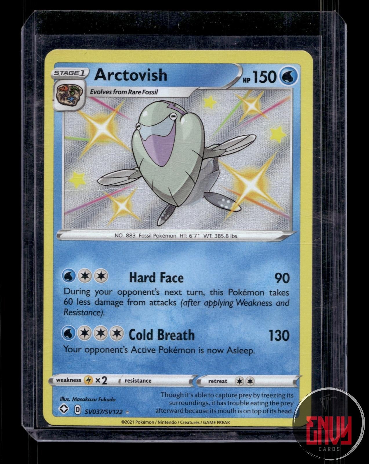 Arctovish NM SV037/SV122 Shiny Rare Shining Fates Shiny Vault Pokemon Holo