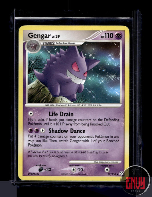 Gengar Near Mint 27/130 Rare Diamond & Pearl Pokemon