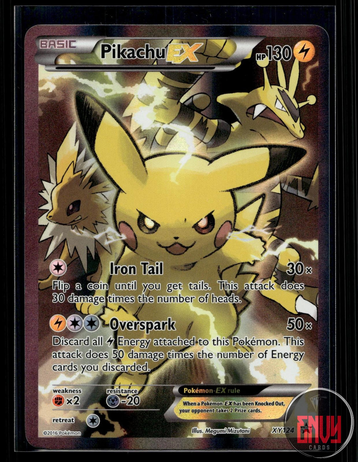 Pikachu EX MP XY124 P XY Promo Pokemon Holo