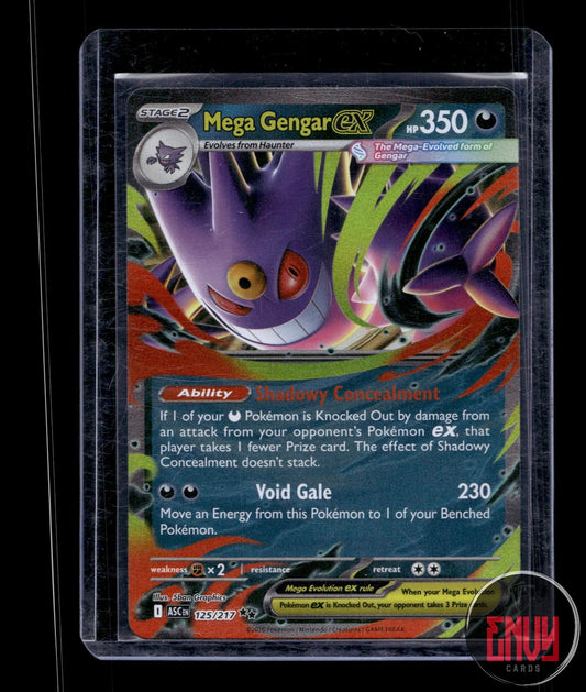 Mega Gengar ex Near Mint 125/217 Double Rare Ascended Heroes Pokemon