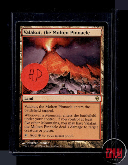 Valakut, the Molten Pinnacle Heavily Played 228 Rare Zendikar