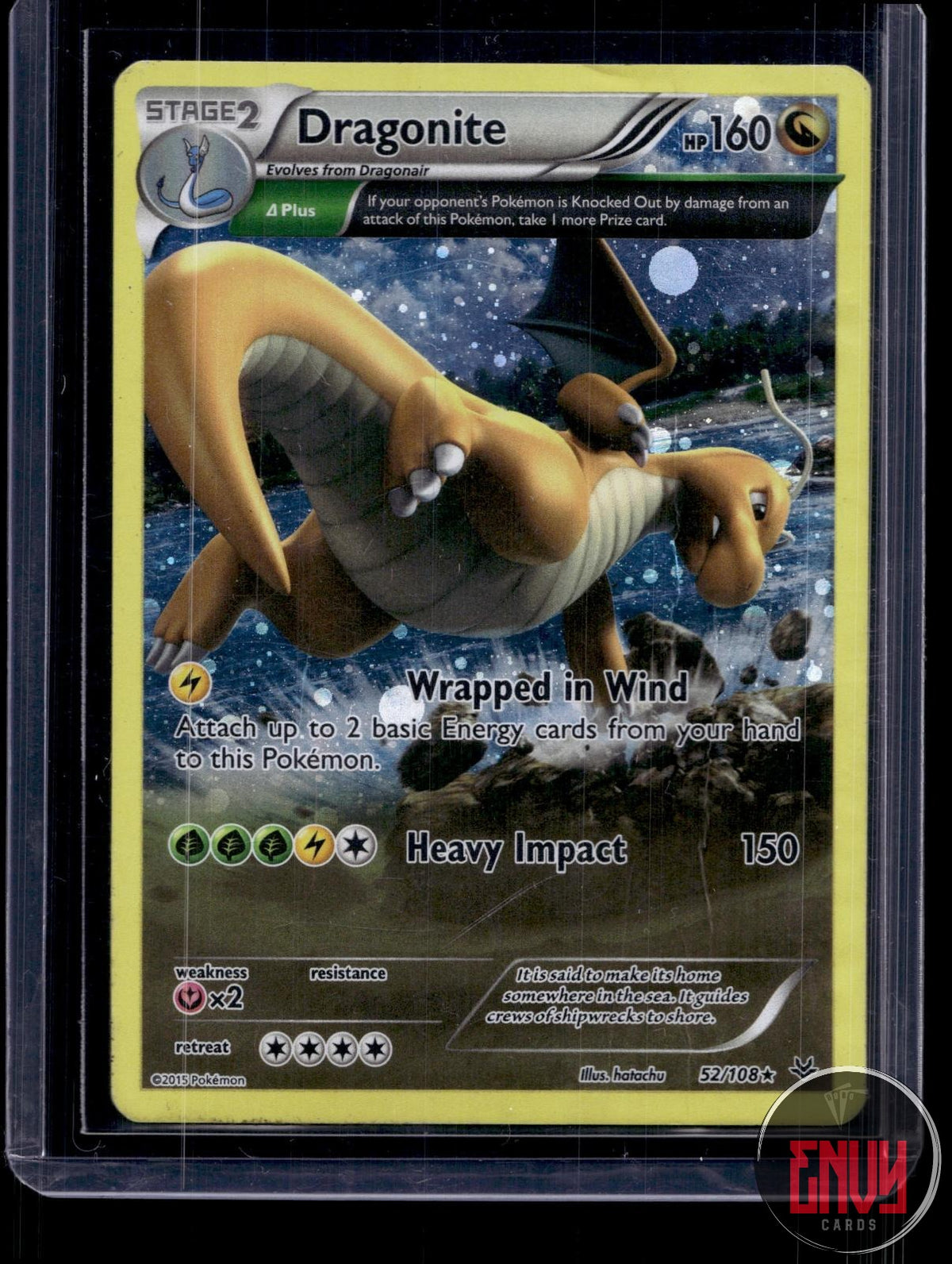 Dragonite (Cosmo Holo) DMG 52/108 Miscellaneous Cards & Products Pokemon