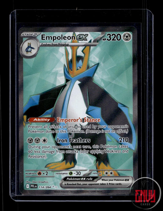 Empoleon ex Near Mint 114/094 Ultra Rare Phantasmal Flames Pokemon