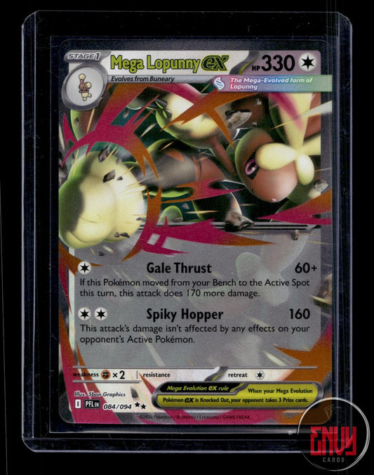 Mega Lopunny ex Near Mint 084/094 Double Rare Phantasmal Flames Pokemon