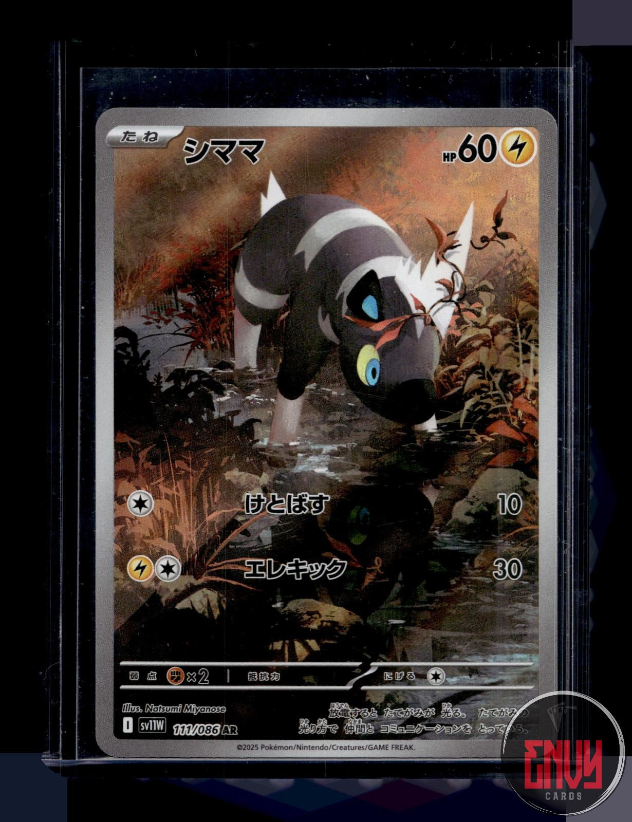 Blitzle Near Mint 111/086 Art Rare SV11W: White Flare Pokemon Japanese Holo