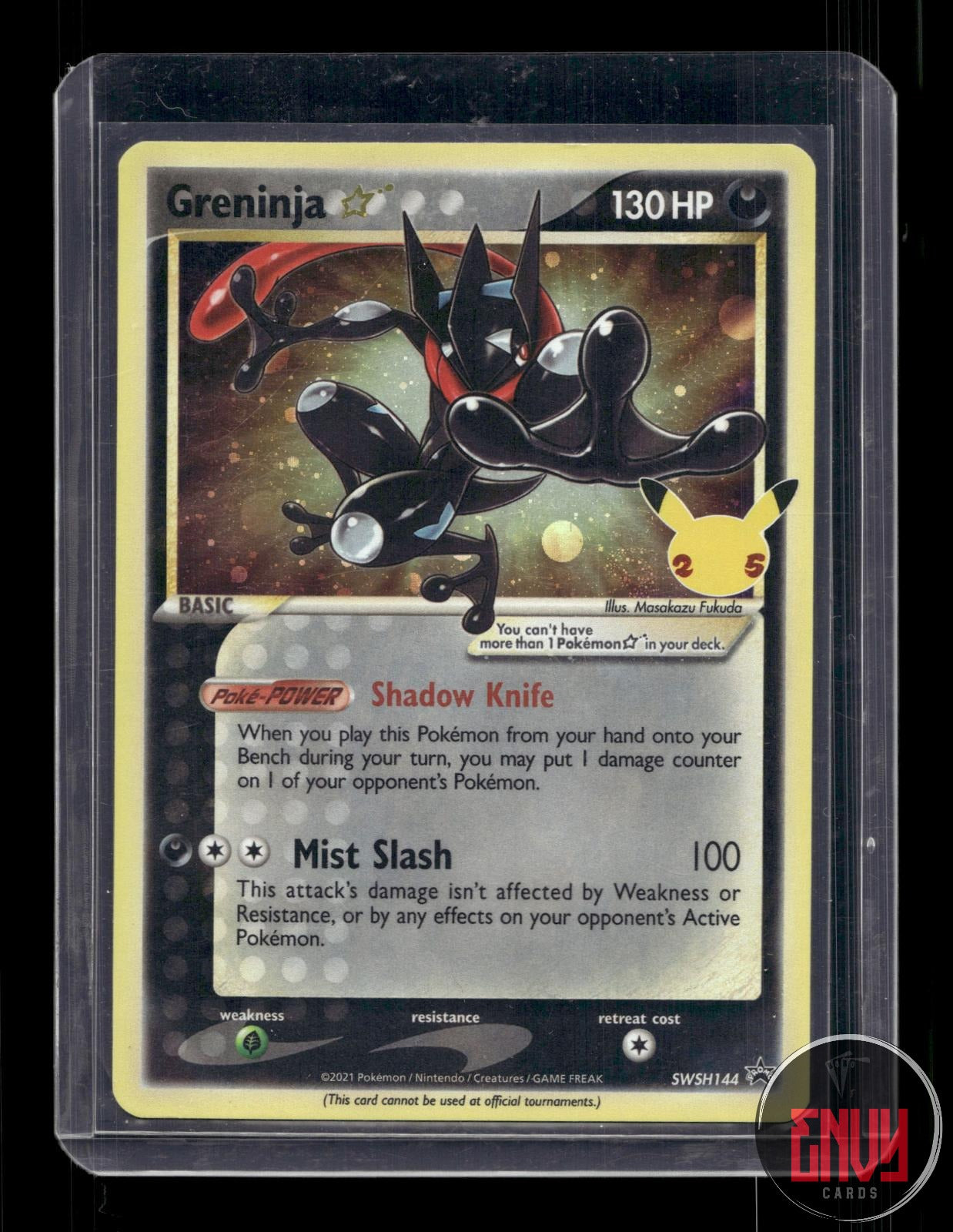 Greninja Star Moderately Played SWSH144 Promo Sword & Shield Promo Pokemon Holo