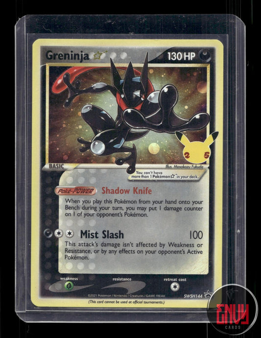 Greninja Star Moderately Played SWSH144 Promo Sword & Shield Promo Pokemon Holo