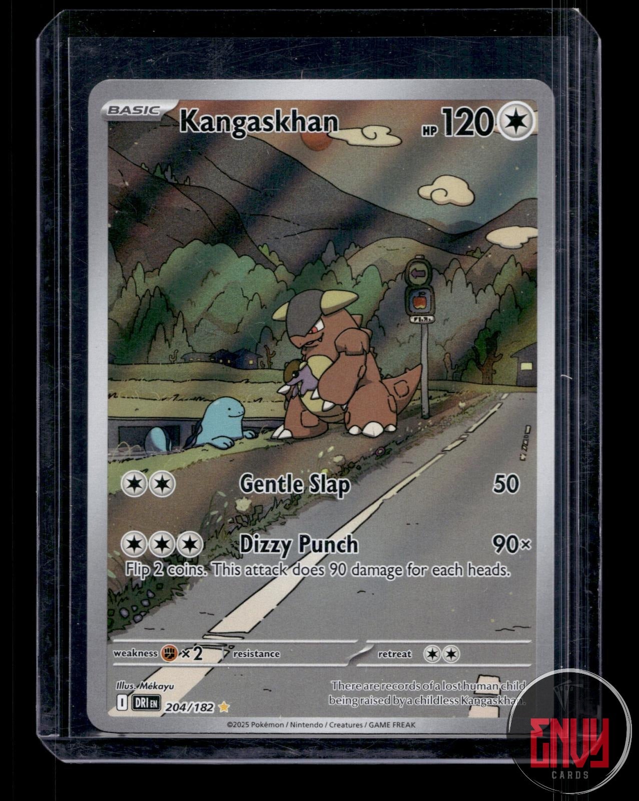 Kangaskhan Near Mint 204/182 Illustration Rare Destined Rivals Pokemon