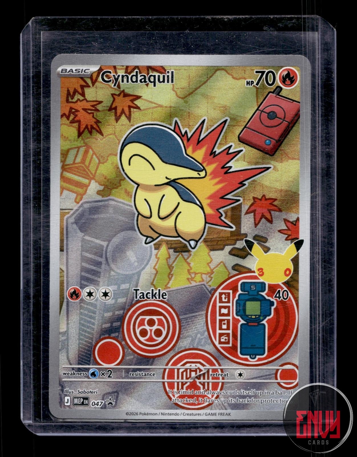Cyndaquil Near Mint 047 Promo ME: Mega Evolution Promo Pokemon Holo