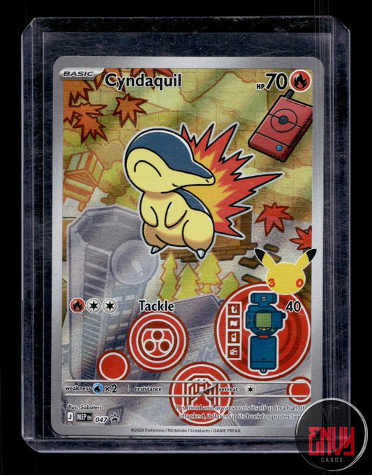 Cyndaquil Near Mint 047 Promo ME: Mega Evolution Promo Pokemon Holo