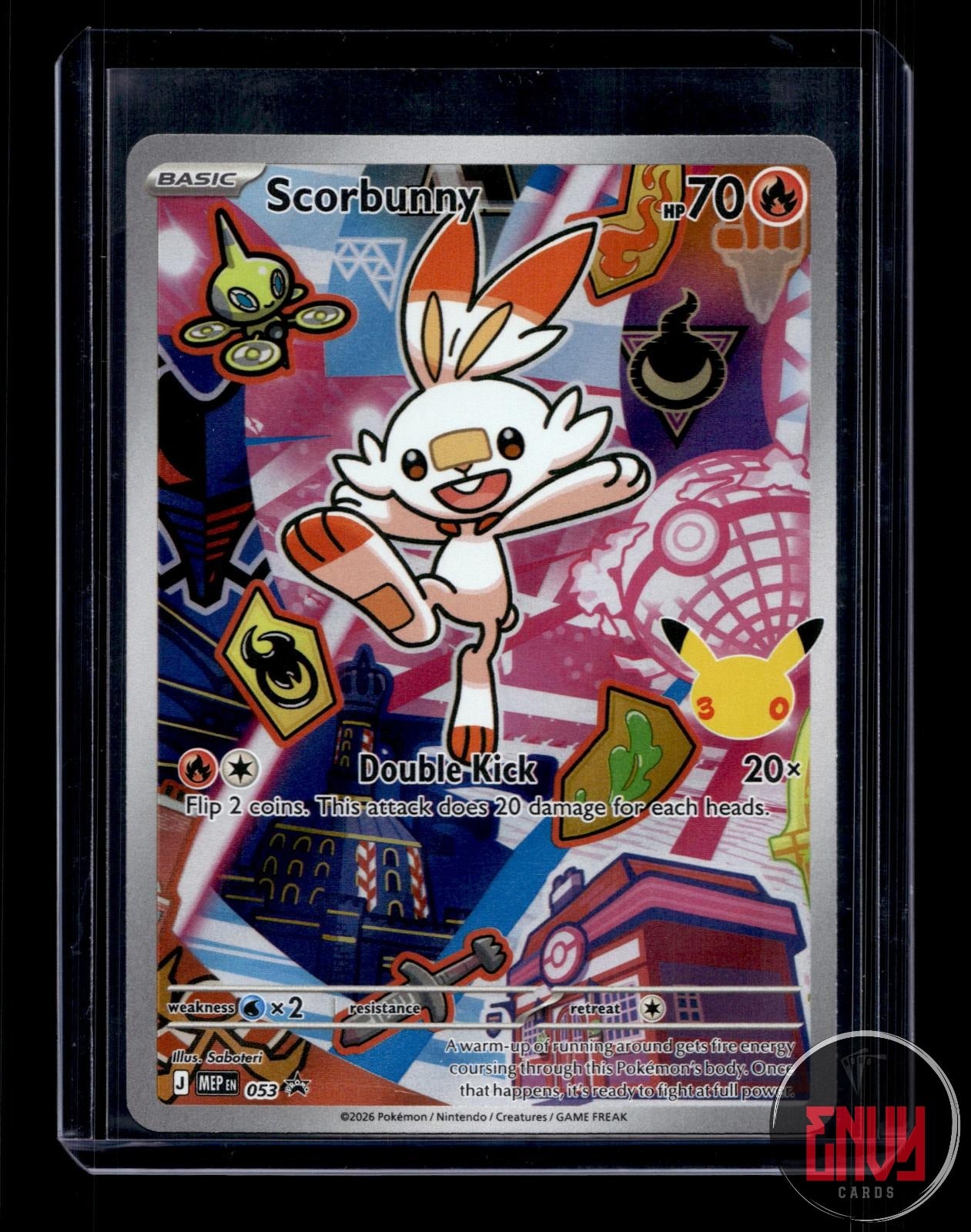 Scorbunny Near Mint 053 Promo ME: Mega Evolution Promo Pokemon Holo