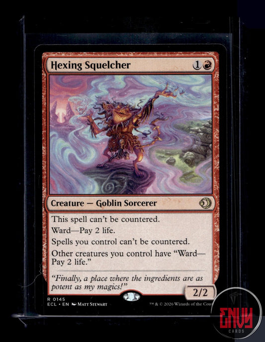 Hexing Squelcher Lightly Played 145 Rare Lorwyn Eclipsed