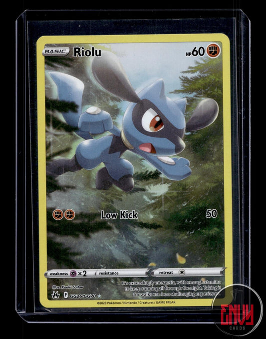 Riolu NM GG26/GG70 Trainer Gallery Rare Crown Zenith Galarian Gallery Pokemon