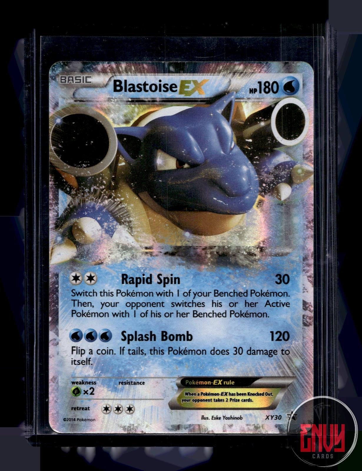 Blastoise EX Moderately Played XY30 Promo XY Promo Pokemon Holo