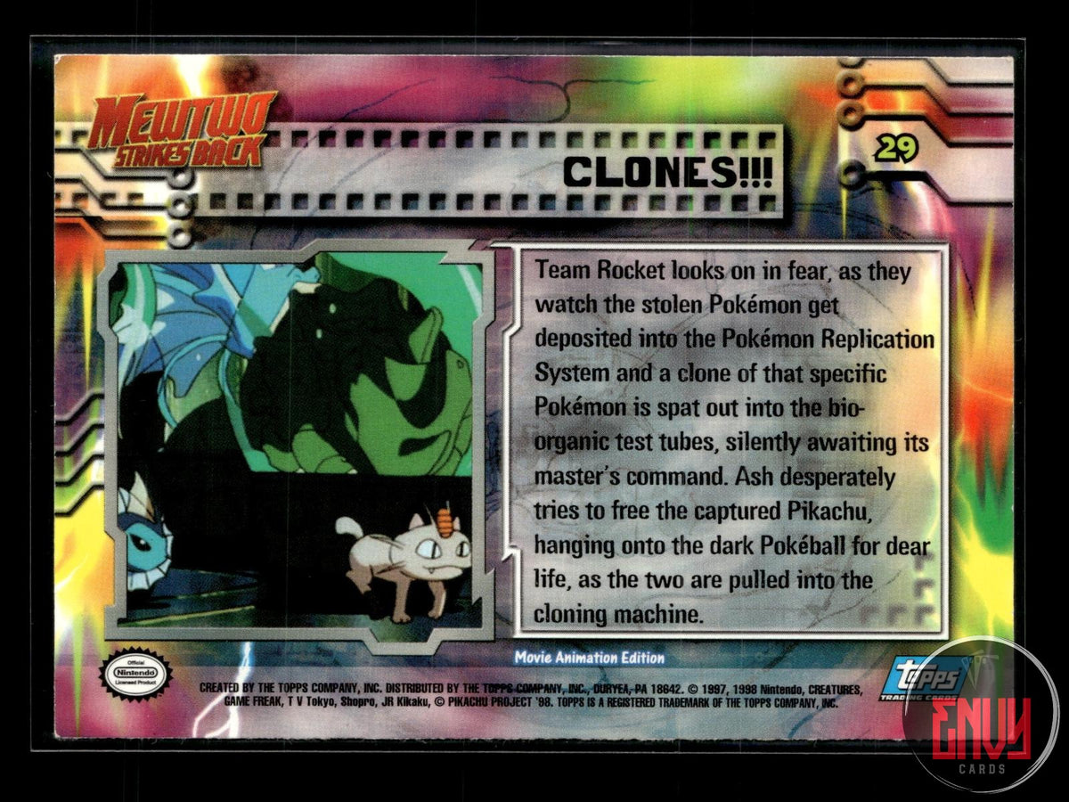 Clones!!! LP #29 Topps The First Movie Trading Cards Pokemon