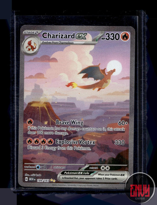 Charizard ex Near Mint 199/165 Special Illustration Rare 151 Pokemon Holo