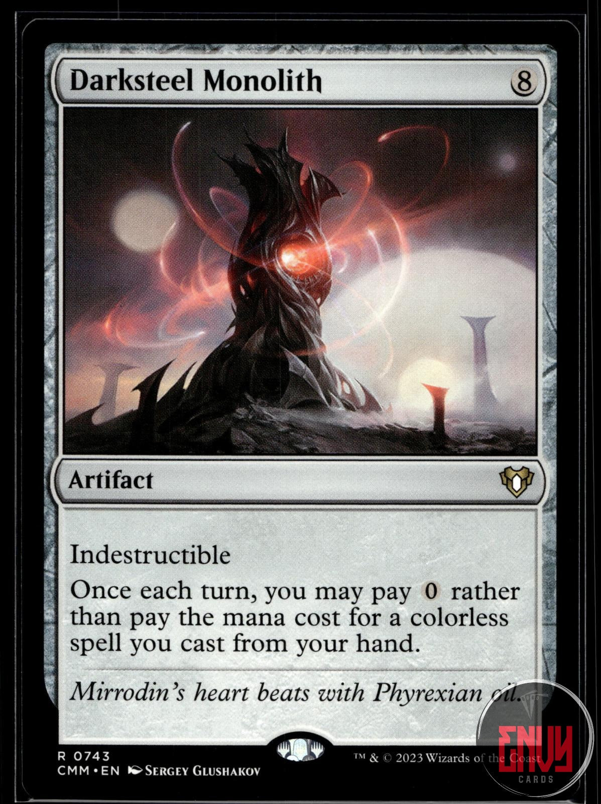 Darksteel Monolith Near Mint 743 Rare Commander Masters