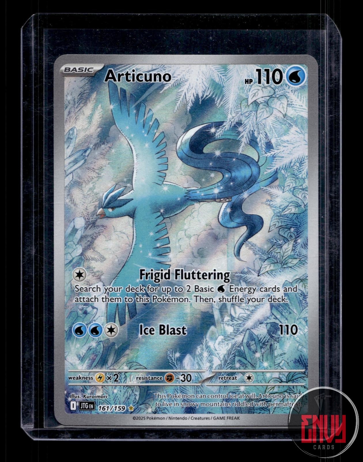 Articuno Near Mint 161/159 Illustration Rare Journey Together Pokemon Holo