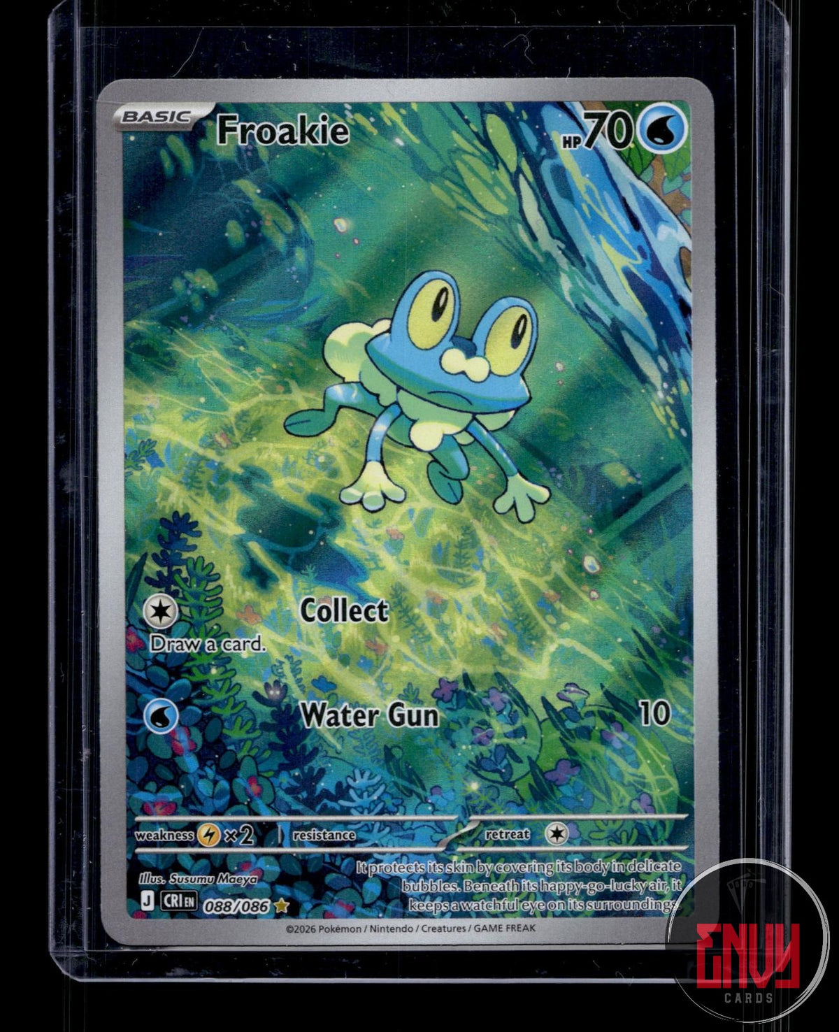 Froakie NM 088/086 IR Chaos Rising Pokemon Holo