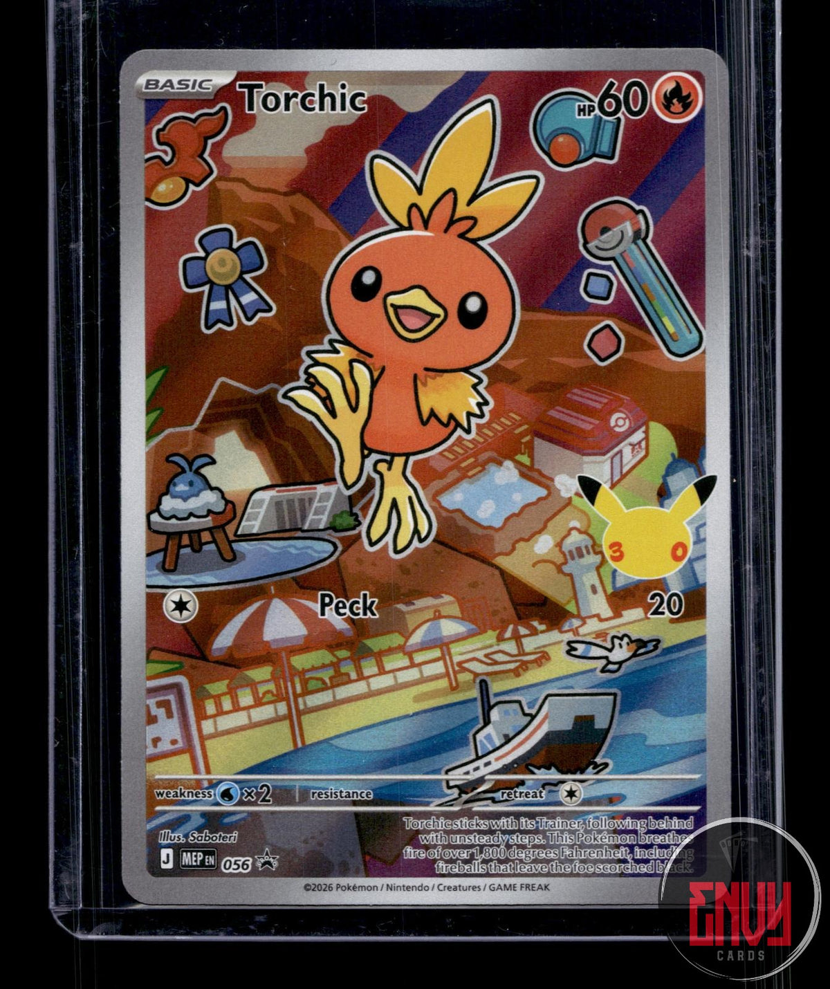 Torchic NM 056 P First Partner Collection 2026 Pokemon Holo