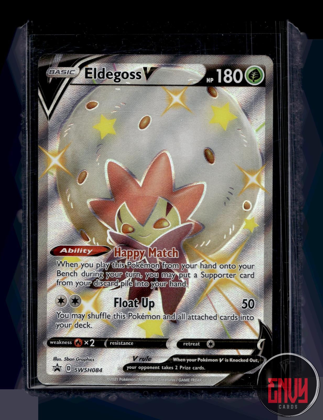 Eldegoss V Near Mint SWSH084 Promo Sword & Shield Promo Pokemon Holo