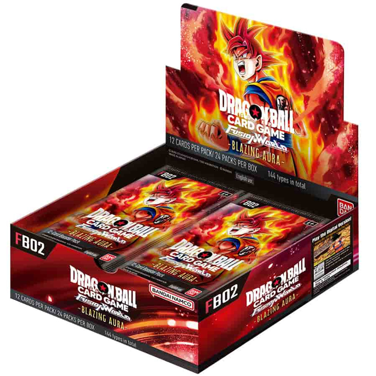 Dragon Ball Fusion World FB02 Blazing Aura Booster Box