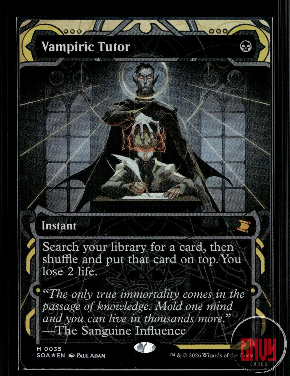 Vampiric Tutor Near Mint 35 Mythic Secrets of Strixhaven: Mystical Archive Foil