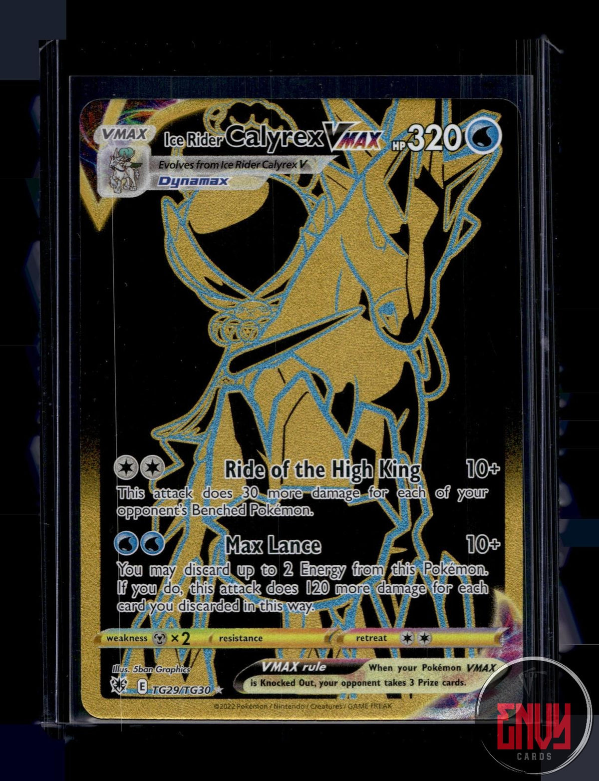Ice Rider Calyrex VMAX NM TG29/TG30 Astral Radiance Trainer Gallery Pokemon Holo