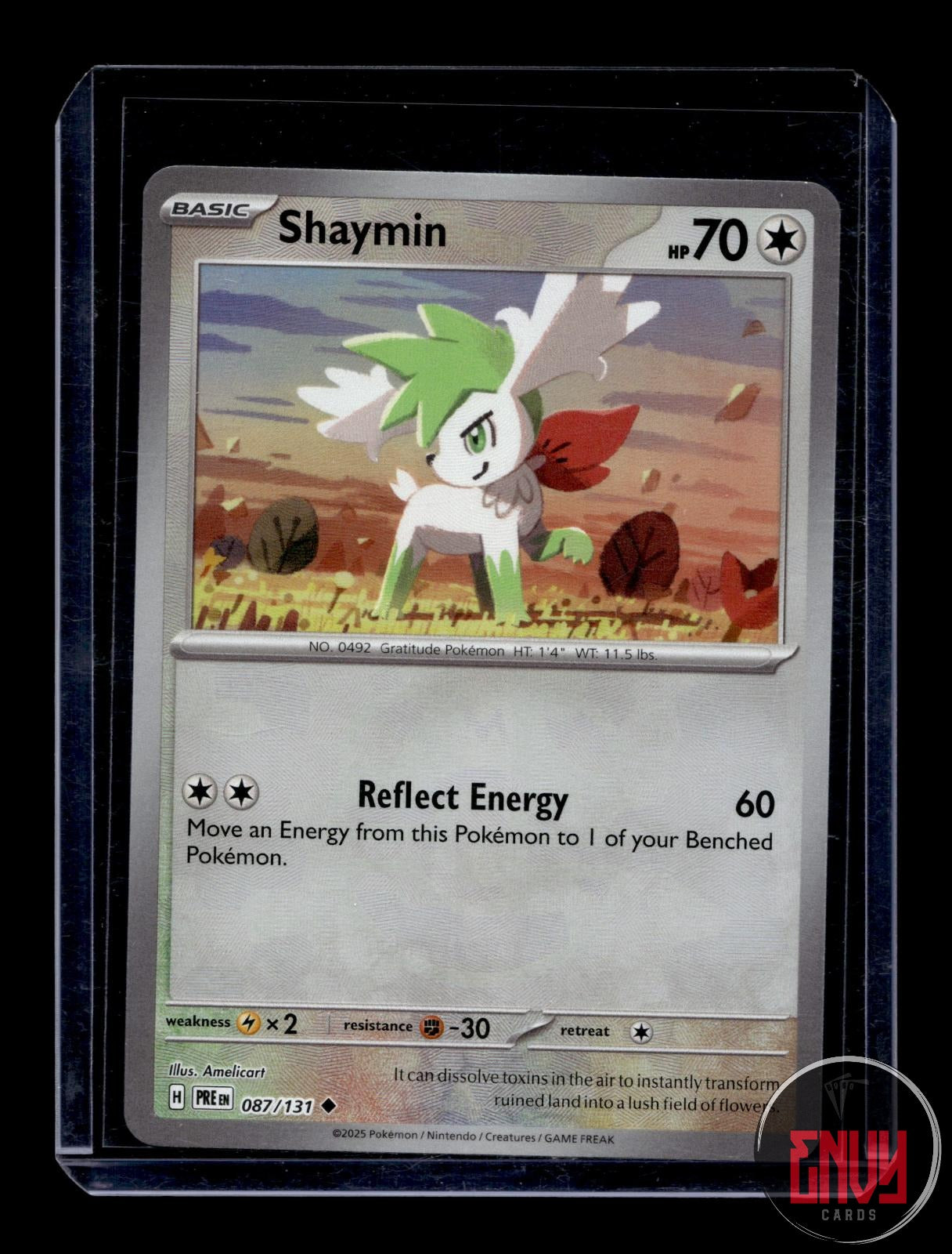 Shaymin (Master Ball Pattern) NM 087/131 Uncommon Prismatic Evolutions Pokemon