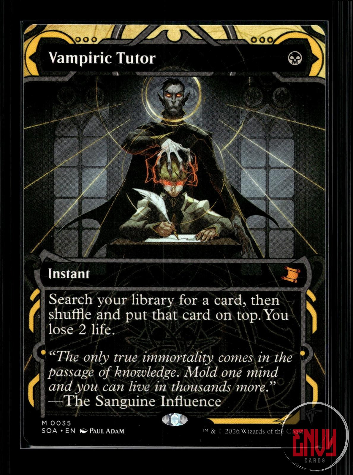 Vampiric Tutor Near Mint 35 Mythic Secrets of Strixhaven: Mystical Archive