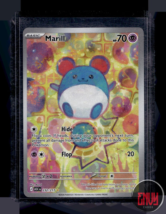 Marill Near Mint 232/217 Illustration Rare Ascended Heroes Pokemon