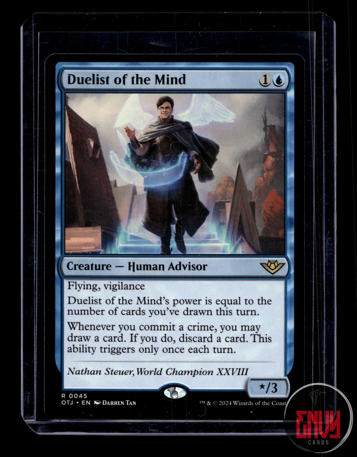 Duelist of the Mind Lightly Played 45 Rare Outlaws of Thunder Junction