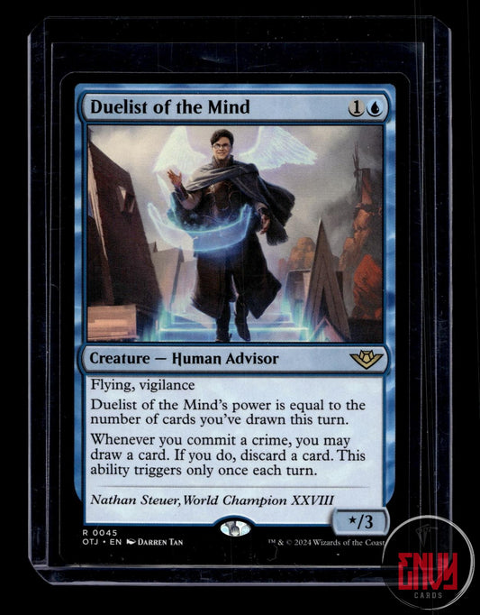 Duelist of the Mind Lightly Played 45 Rare Outlaws of Thunder Junction