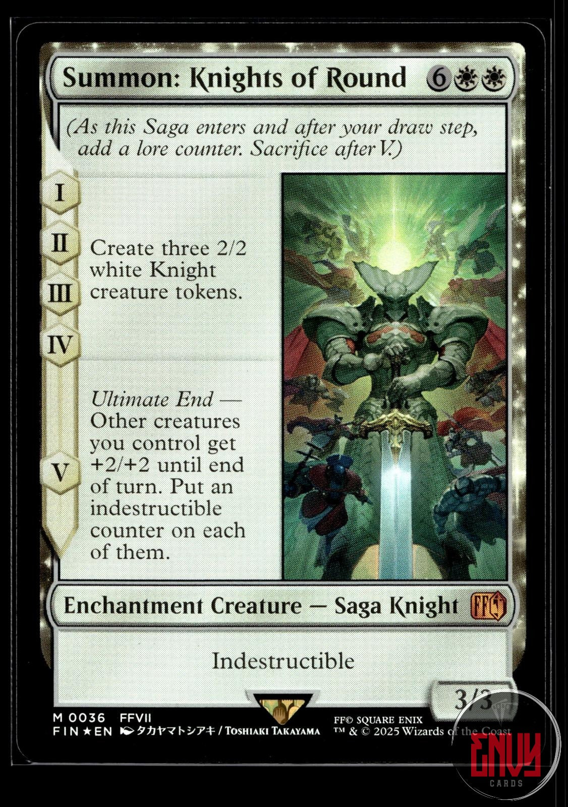 Summon: Knights of Round Near Mint 36 Mythic FINAL FANTASY Foil