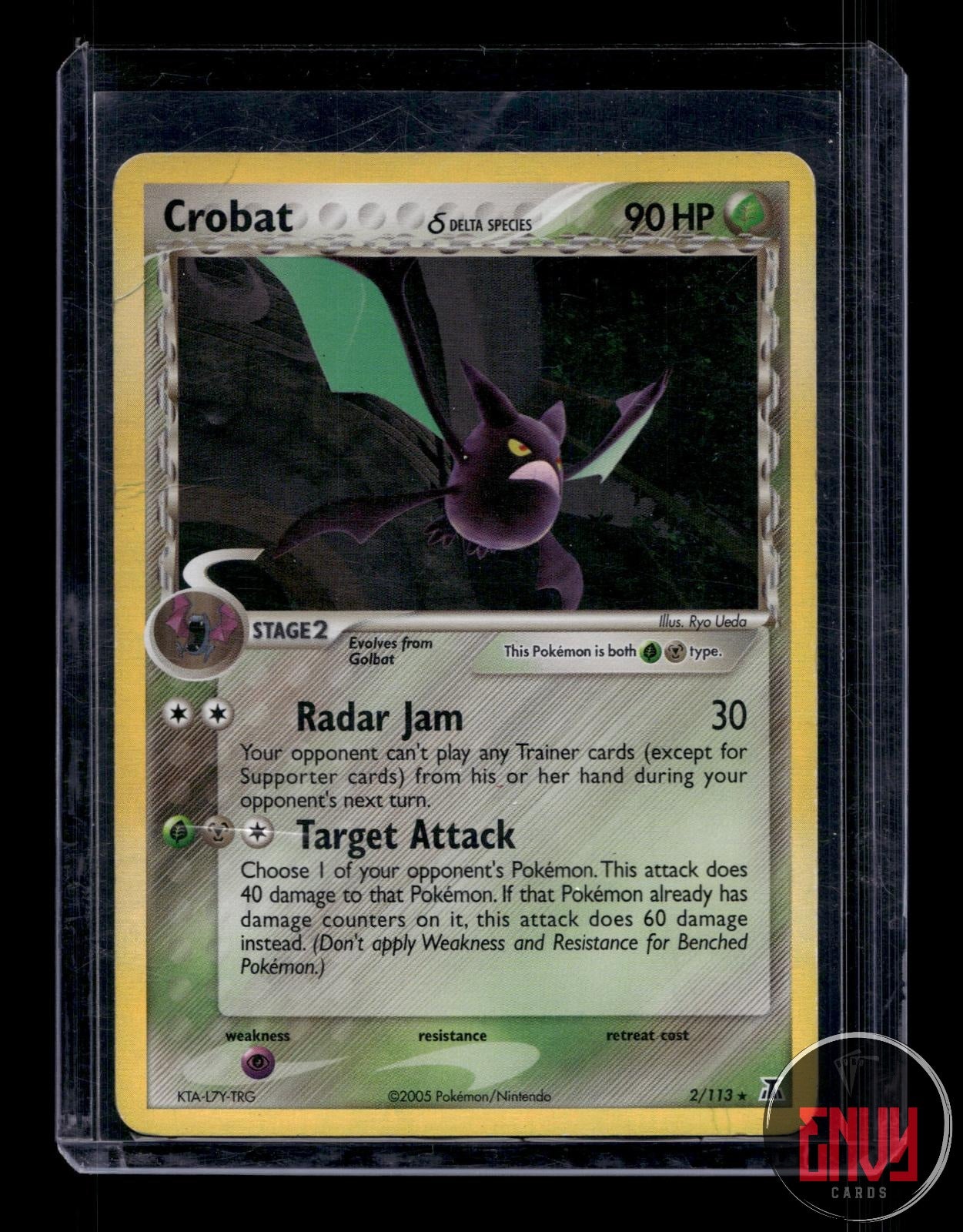 Crobat Damaged 2/113 Rare Delta Species Pokemon