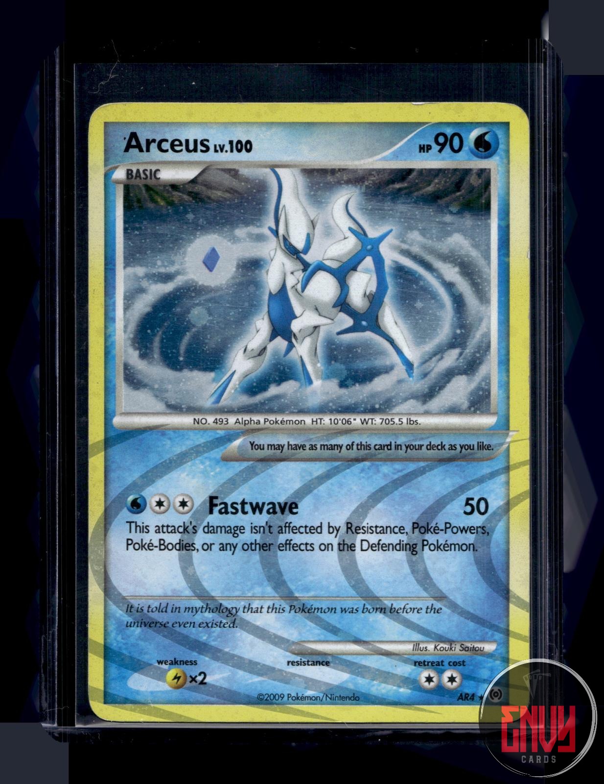 Arceus (AR4) Heavily Played AR4 Holo Rare Arceus Pokemon